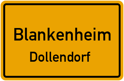 Straßenverzeichnis Blankenheim Dollendorf