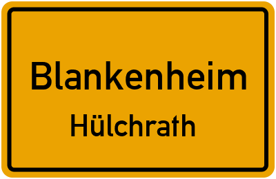 Straßenverzeichnis Blankenheim Hülchrath