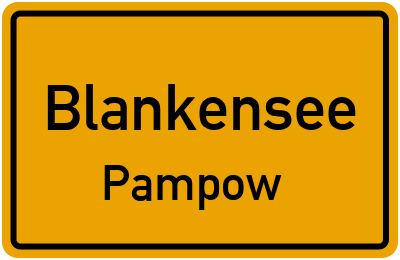 Straßenverzeichnis Blankensee Pampow