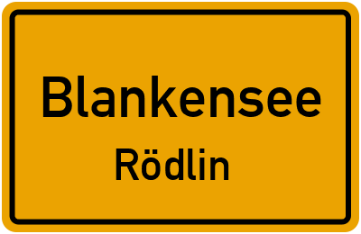 Straßenverzeichnis Blankensee Rödlin