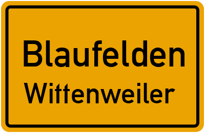 Straßenverzeichnis Blaufelden Wittenweiler