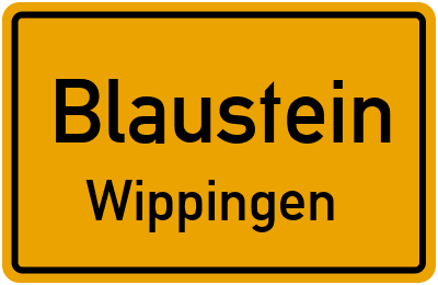 Straßenverzeichnis Blaustein Wippingen