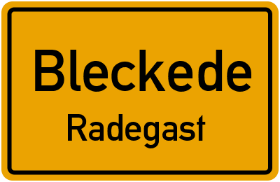 Straßenverzeichnis Bleckede Radegast