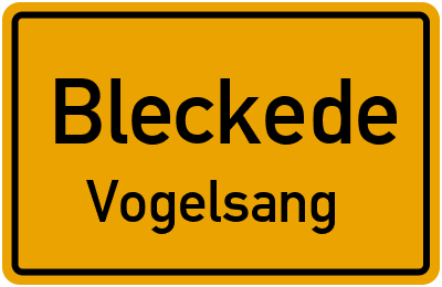 Straßenverzeichnis Bleckede Vogelsang