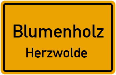 Straßenverzeichnis Blumenholz Herzwolde
