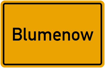 Blumenow in Brandenburg