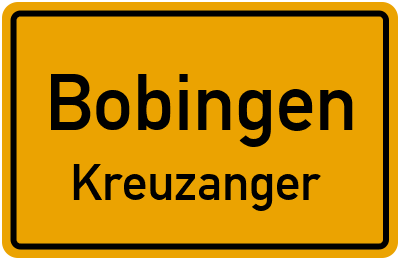 Straßenverzeichnis Bobingen Kreuzanger