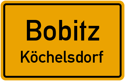 Straßenverzeichnis Bobitz Köchelsdorf