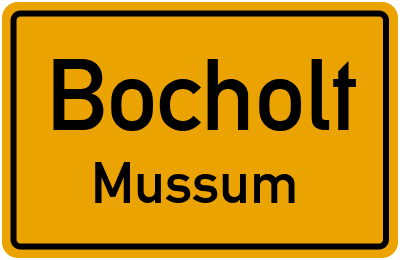 Straßenverzeichnis Bocholt Mussum