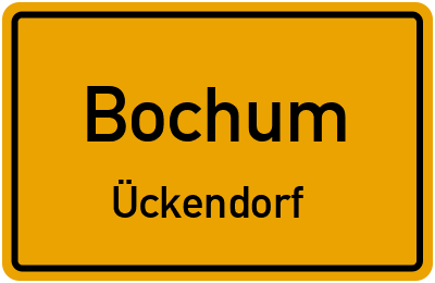 Straßenverzeichnis Bochum Ückendorf