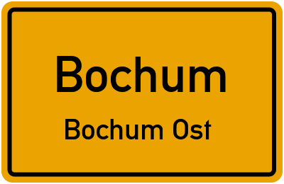 Straßenverzeichnis Bochum Bochum Ost