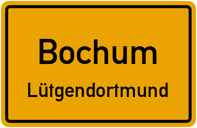 Straßenverzeichnis Bochum Lütgendortmund