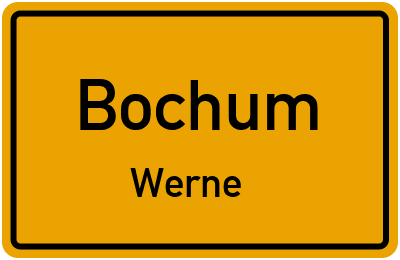 Straßenverzeichnis Bochum Werne