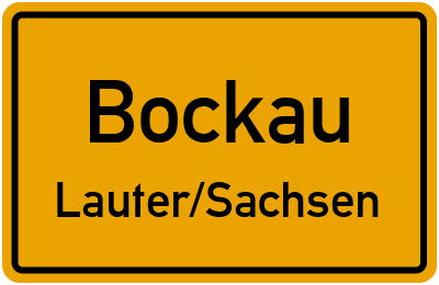 Straßenverzeichnis Bockau Lauter/Sachsen
