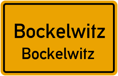 Straßenverzeichnis Bockelwitz Bockelwitz