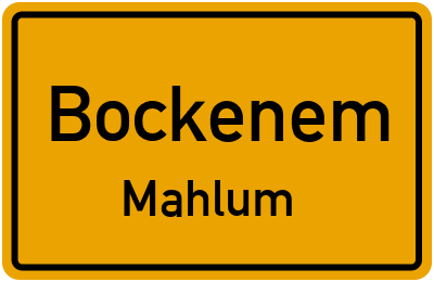 Straßenverzeichnis Bockenem Mahlum