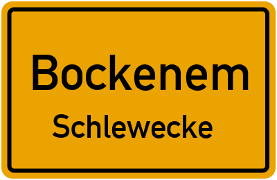 Straßenverzeichnis Bockenem Schlewecke