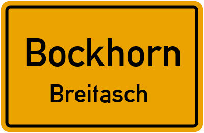 Straßenverzeichnis Bockhorn Breitasch