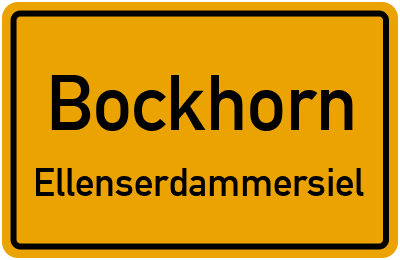 Straßenverzeichnis Bockhorn Ellenserdammersiel