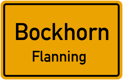 Straßenverzeichnis Bockhorn Flanning