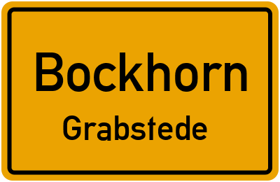 Straßenverzeichnis Bockhorn Grabstede