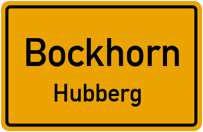 Straßenverzeichnis Bockhorn Hubberg