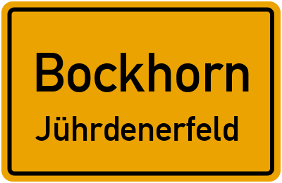 Straßenverzeichnis Bockhorn Jührdenerfeld