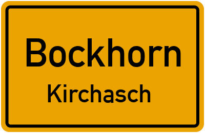 Straßenverzeichnis Bockhorn Kirchasch