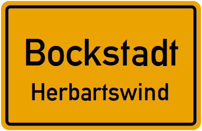 Straßenverzeichnis Bockstadt Herbartswind
