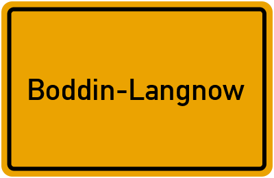 Boddin-Langnow in Brandenburg