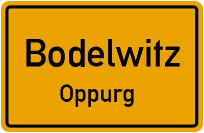 Straßenverzeichnis Bodelwitz Oppurg