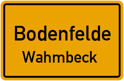Straßenverzeichnis Bodenfelde Wahmbeck
