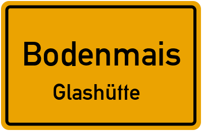 Straßenverzeichnis Bodenmais Glashütte