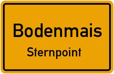 Ortsschild Bodenmais Sternpoint