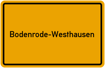 Bodenrode-Westhausen in Thüringen