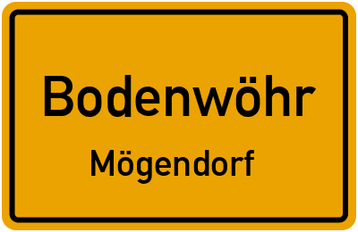 Straßenverzeichnis Bodenwöhr Mögendorf