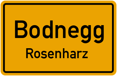 Straßenverzeichnis Bodnegg Rosenharz