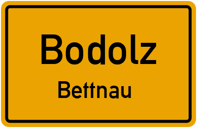 Straßenverzeichnis Bodolz Bettnau