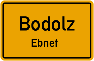 Straßenverzeichnis Bodolz Ebnet