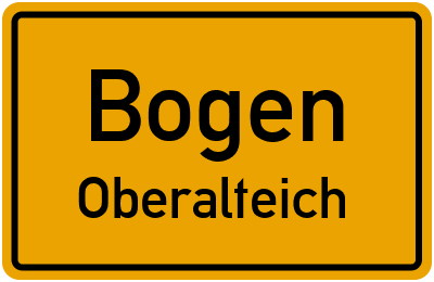 Straßenverzeichnis Bogen Oberalteich