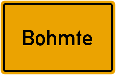 Branchenbuch Bohmte, Niedersachsen