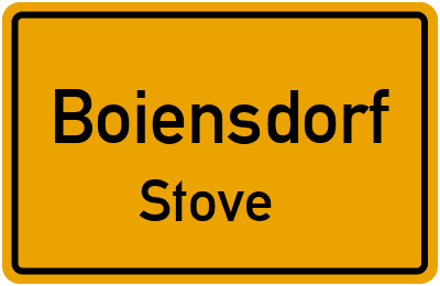 Straßenverzeichnis Boiensdorf Stove