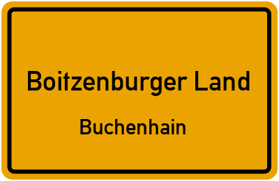 Straßenverzeichnis Boitzenburger Land Buchenhain