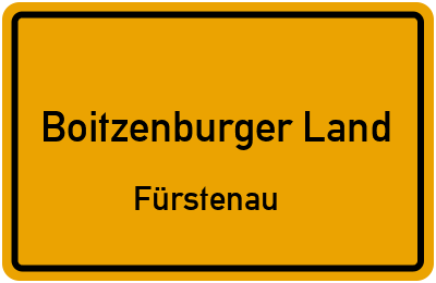 Straßenverzeichnis Boitzenburger Land Fürstenau
