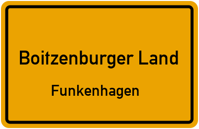 Straßenverzeichnis Boitzenburger Land Funkenhagen