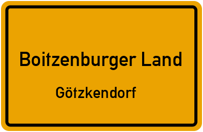 Straßenverzeichnis Boitzenburger Land Götzkendorf