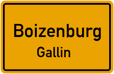Straßenverzeichnis Boizenburg Gallin