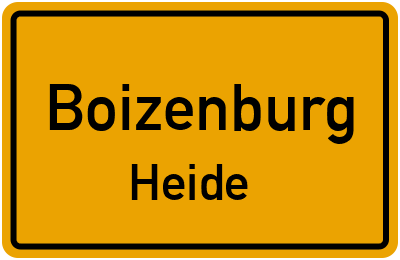 Straßenverzeichnis Boizenburg Heide