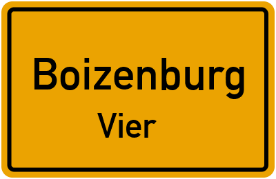 Straßenverzeichnis Boizenburg Vier
