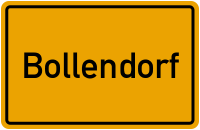 Ortsschild von Gemeinde Bollendorf in Rheinland-Pfalz